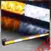 4-led-hs-52023-7-wyl-a Hdc Autosports 31.5 Amber-white Led Traffic Advisor Emergency Strobe Light Bar Universal 1