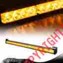 4-led-hs-52023-7-yl Dtm Amber 31.5 Inch Led Traffic Adviser Emergency Hazard Caution Strobe Light Bar