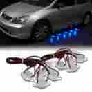 4-led-ls45-bl-a Dtm 2x Strands Under Car Brabus Style Led Puddle Light Blue Underglow Universal A