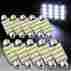 4-led-rs-316e-41mm-wh Hdc Autosports 10x 41mm 16 Smd White Led Festoon Dome Glove Box Trunk Replacement Light Bulbs De3021 De3022 De3175 De3423