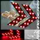 4-led-sl14-rd Racing Gear 2x Universal 14 Red Led 12v Blinker Arrow Side View Mirror Turn Signal Indicator