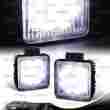 4-wl-9led-sq-27w Dtm 2x Universal 12v 27w 9 Led High Power Suv Truck Farming Vehicle Work Light Lamps