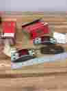 4628 Grote Pair Of Red Marker Clearance Lights Silver Finish Bracket New