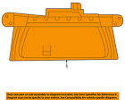 4805845ab Lamp Oem Chrysler Brake Mount Light-high 05-07 300-high