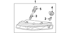4l0-953-042-a Audi Genuine Oem Lamp