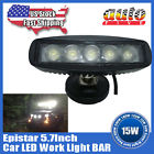 5.7inch Worklight Bar Atv 15w Epistar Suv Spot Beam 2pcs Light Offroad Boat Led Truck Work