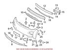 51117296825 Genuine Bmw For Fog Light Trim Front Left