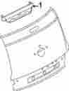 5303609-ac 5303609ac Chrysler Genuine Oem High Mount Lamp