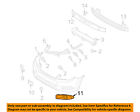 57731aj42a 10-12 Outback Front Oem Bumper-lamp Cover Subaru