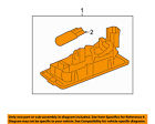 5n0943021 Volkswagen Vw Oem Touareg License Plate