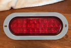 6053 Led Signal Stat Series Red Oval Sealed Light