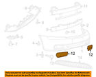 68082055ab 11-13 Chrysler Oem Bumper-lamp Left Front Cover 200