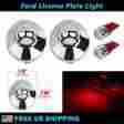 F1tz-13550-a 68171 Hercoo 2x License Light Lens W Green 194 192 Led For 1990-2004 Ford F150 F250 F350 F67z13550aa
