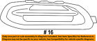 68242100aa Mopar Front Bumper Grille