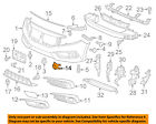 71112tbaa00 Honda Oem Civic Front Bumper Grille Light Lamp Cover Right