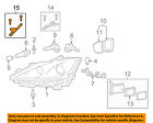 8119553010 Toyota Combination Lamps Marker Corner Bracket Right