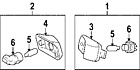 812710c010 Genuine Lens Oem Toyota
