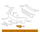 814820e040e0 Toyota Oem Fog Driving Light Cover Bezel Trim Left