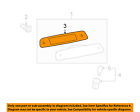 8157248040 Toyota Mounted Lamp-rear Lamps-gasket Stop 01-07 Highlander High Oem