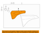 8158402510 Toyota Oem Backup Light Back Up Lamp Assembly Gasket