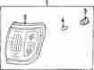 81621-04060 8162104060 Toyota Genuine Oem Park Marker Lamp