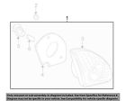 8168002030 Corolla Toyota Backup Assembly Left Oem Lamps-backup Lamp Lamps-rear