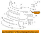 84142271 Gm Oem Acadia Front Bumper Bezel Left