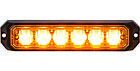 8891500 Buyers Products Rect Emergency Strobe Light Led Amber 724920113748