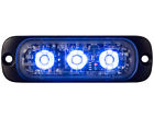 8892304 Buyers Products Blue Thin Rectangular Surface Mount Strobe Light Led