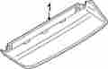8k5-945-097 8k5945097 Audi Genuine Oem High Mount Lamp 8k5-945-097 8k5945097 Audi Genuine Oem High Mount Lamp
