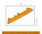 8r0945097a Audi Oem Mount Brake Lamp 8r0945097a Audi Oem Mount Brake Lamp