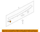8t8945243a Audi Oem High Mounted Stop Mount Lamp Grommet