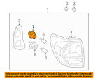 9007560002 Toyota Oem Taillight Tail Lamp Bulb Socket
