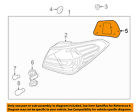 92454b0600 Kia Oem Forte Taillight