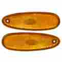 F6dz15a201b 96-99 F6dz15a201a Aftermarket Replacement Ford Taurus Mercury Sable Set Of Front Side Park Signal Marker Lights Fo2550117 Fo2551117 116-03057l 116-03057r