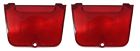 A3041 Trim Parts Nova Tail Light Lens Red Pair