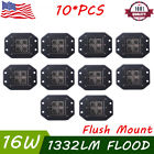 All 10pcs24wworklights Alllights Inch Cree Led Pod Light Square 742010099055