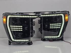 Alpharex 810015614839 880293 Pro Series Halogen Projector Headlights For 2021-2023 Ford F 150