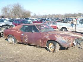 166-00682l American Motors Driver Left Tail Light Fits 73-74 Amx 1625860