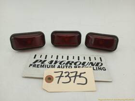 262.am1503 American Motors Hummer H2 Set Of 3 Rear Roof Clearance Marker Lamp Fits 2003-2009 03 04 05 06 07