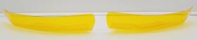 408855 American Muscle V 18-21 Ford Mustang Gt Ecoboost Fog Light Turn Signal Covers Transparent Yellow