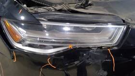 114-60556r Audi Passenger Right Headlight Led Fits 16-18 A6 371110