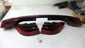 166.au1t23 Audi 19 2021 22 23 24 A8 S8 Black Optic Tail Lamp Complete Set