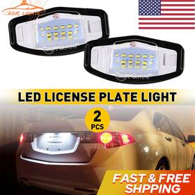 34100s0a013 Auxito 2pcs 18 Led License Plate Light Honda For Accord Rl Acura Tl Tsx Ilx Mdx Rdx D