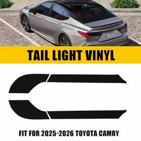 Tz-camry-25-wd2 Auxito 2x Car Tail Rear Light Cover Decal Sticker Smoked For 2025-2026 Toyota Camry
