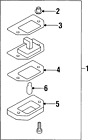 Aw343001 Mitsubishi Genuine Diamante License