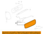 25774257 Backup Lamp Cadillac Lamps-rear Assembly Deville Lamps-backup Gm Oem