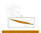 74890stxa21 Bar Honda License Lamps-rear Oem Lamps-lamp Mdx Mount Acura 07-13