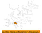 5212724040 Bezel Front Sc430 Bumper-lamp Oem 02-10 Lexus Toyota