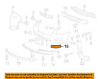 15904574 Bezel Gm Oem Bumper-lamp Cadillac Left 08-14 Front Cts